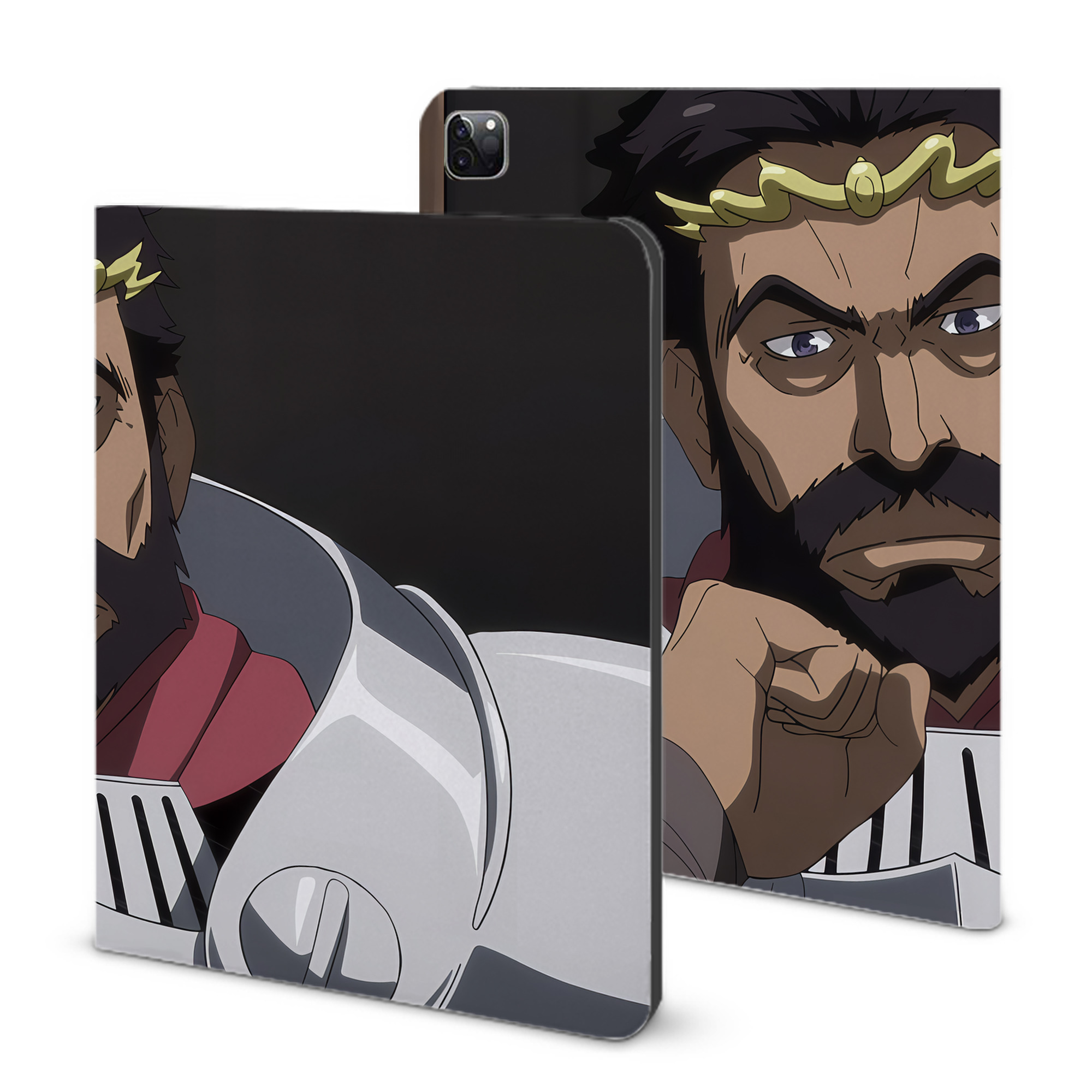 （画像用） 転スラ Regarding Reincarnated to Slime IPad ケース ブック型 PUレザー TPU 耐衝撃 軽量 薄型 ペン収納なし 全面保護 IPad 各モデル対応